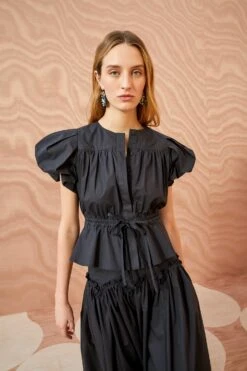 ULLA JOHNSON Mila Top - Noir