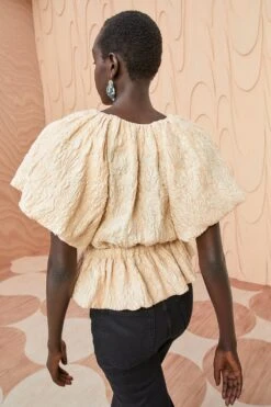 ULLA JOHNSON Mirabelle Top - Peony -Chic Clothing Store ULLA JOHNSON Mirabelle Top PEONY 04