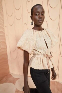 ULLA JOHNSON Mirabelle Top - Peony -Chic Clothing Store ULLA JOHNSON Mirabelle Top PEONY 05