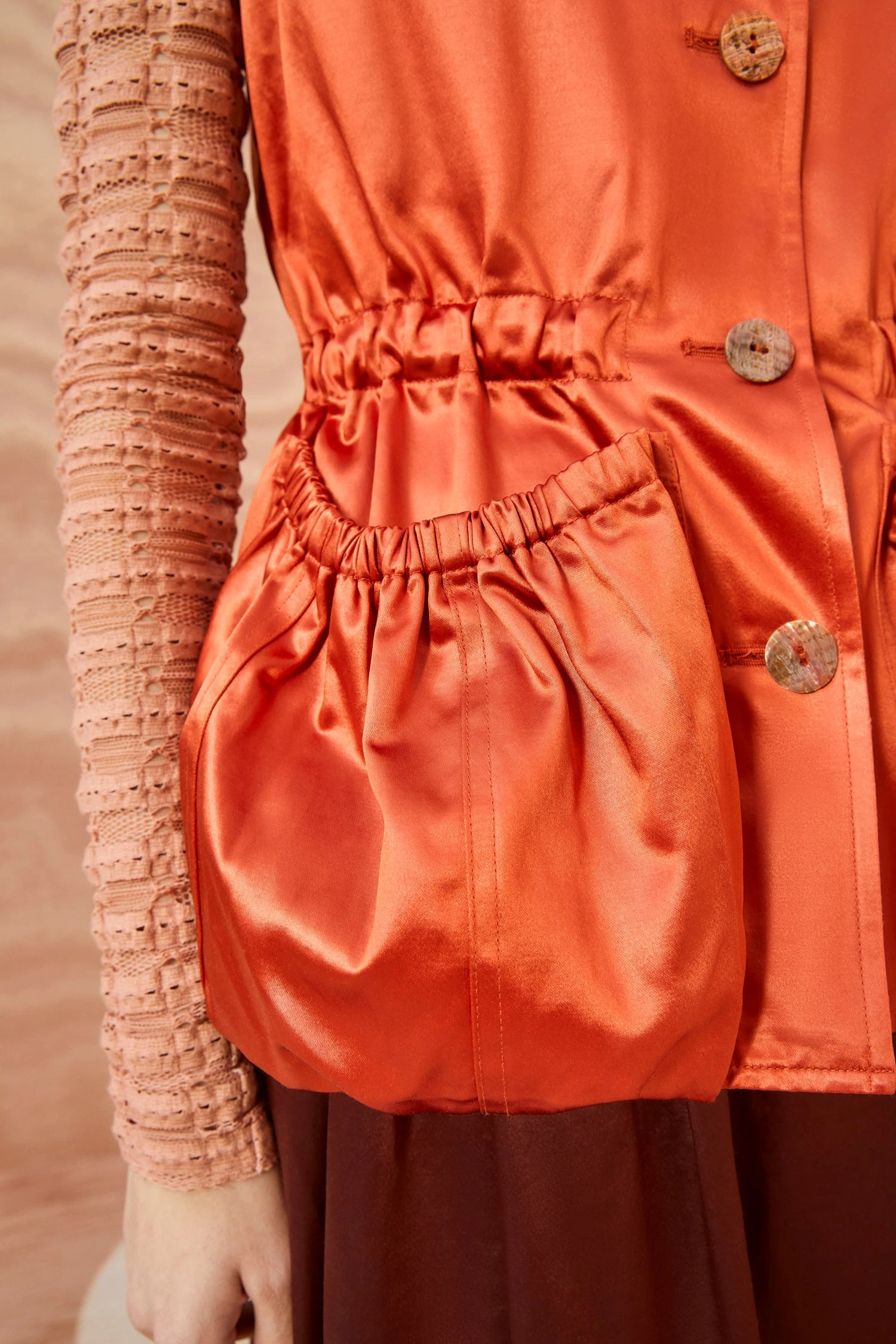 ULLA JOHNSON Monroe Vest - Red Oxide 6 ULLA JOHNSON Monroe Vest - Red Oxide - Image 4