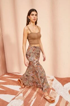 ULLA JOHNSON Nadira Skirt - Wheat Flower -Chic Clothing Store ULLA JOHNSON Nadira Skirt WHEAT FLOWER 05 bc48cb86 14c9 4405 840e 0a5e164a875c