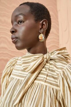 ULLA JOHNSON Opal Blouse - Sand -Chic Clothing Store ULLA JOHNSON Opal Blouse SAND 02 ALT