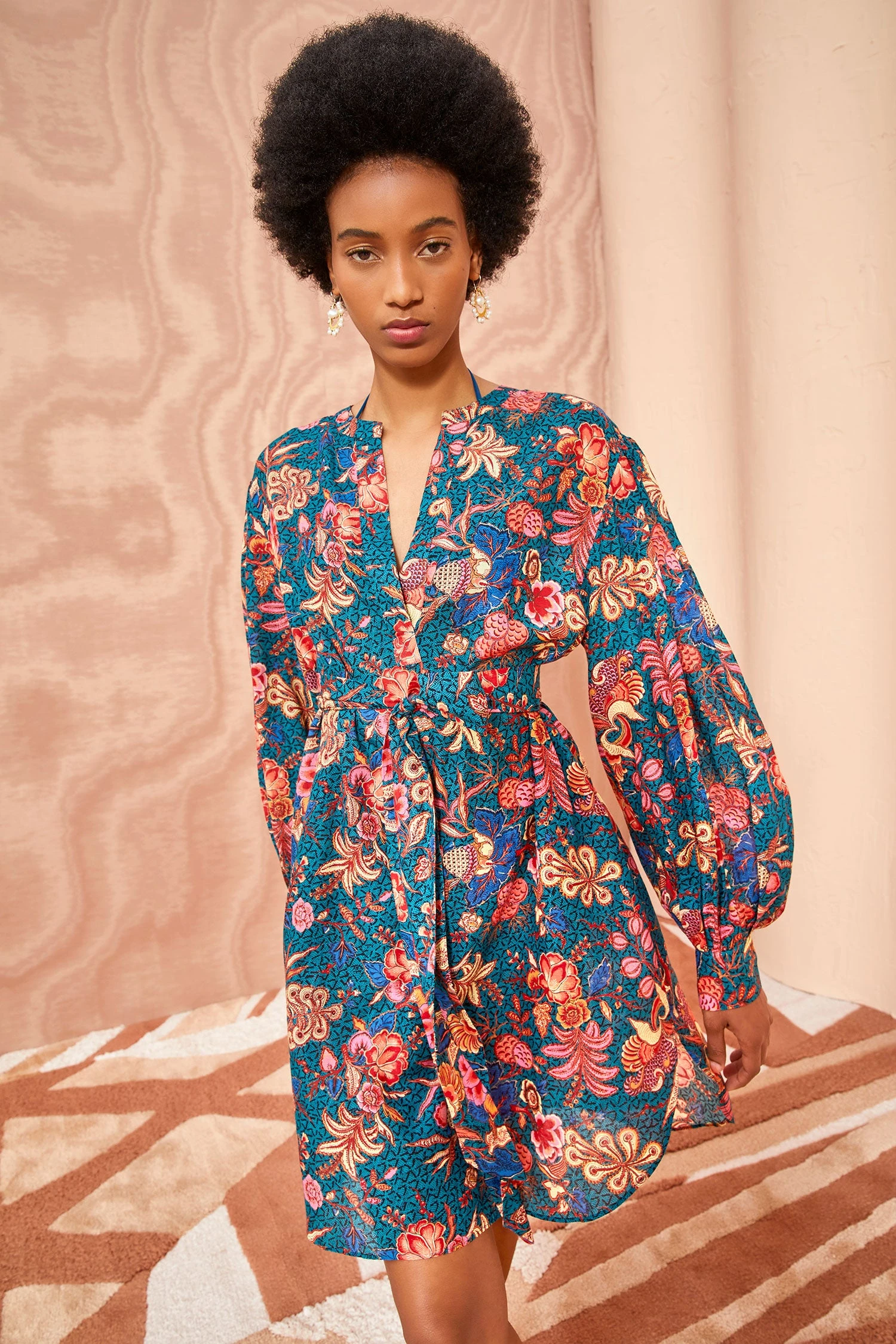 ULLA JOHNSON Otto Coverup - Delphinium 3 ULLA JOHNSON Otto Coverup - Delphinium