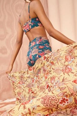 ULLA JOHNSON Paz Coverup - Calla Lily -Chic Clothing Store ULLA JOHNSON Paz Coverup CALLA LILY 0133