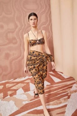 ULLA JOHNSON Paz Coverup - Constellation 8 ULLA JOHNSON Paz Coverup - Constellation -Chic Clothing Store ULLA JOHNSON Paz Coverup CONSTELLATION 03