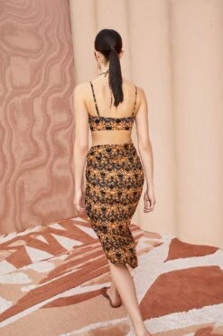 ULLA JOHNSON Paz Coverup - Constellation 9 ULLA JOHNSON Paz Coverup - Constellation -Chic Clothing Store ULLA JOHNSON Paz Coverup CONSTELLATION 04