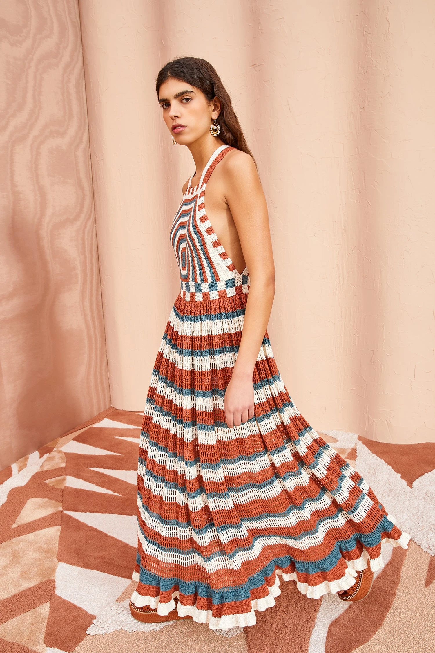 ULLA JOHNSON Paz Dress - Canyon 5 ULLA JOHNSON Paz Dress - Canyon - Image 3