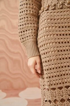 ULLA JOHNSON Prisha Dress - Flax 12 ULLA JOHNSON Prisha Dress - Flax -Chic Clothing Store ULLA JOHNSON Prisha Dress FLAX 0129