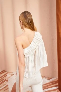 ULLA JOHNSON Ravenna Top - Pristine -Chic Clothing Store ULLA JOHNSON Ravenna Top PRISTINE 04