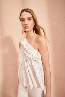 ULLA JOHNSON Ravenna Top - Pristine -Chic Clothing Store ULLA JOHNSON Ravenna Top PRISTINE 05