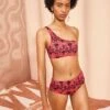 ULLA JOHNSON Reina Bikini Top - Wild Rose 2 ULLA JOHNSON Reina Bikini Top - Wild Rose -Chic Clothing Store ULLA JOHNSON Reina Bikini TOP WILD ROSE 01 MAIN