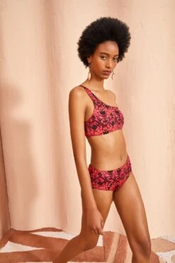 ULLA JOHNSON Reina Bikini Top - Wild Rose -Chic Clothing Store ULLA JOHNSON Reina Bikini TOP WILD ROSE 03