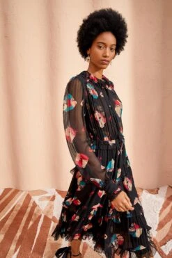 ULLA JOHNSON Reina Dress - Nocturne -Chic Clothing Store ULLA JOHNSON Reina Dress NOCTURNE 03