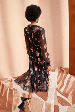 ULLA JOHNSON Reina Dress - Nocturne -Chic Clothing Store ULLA JOHNSON Reina Dress NOCTURNE 04