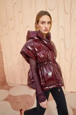 ULLA JOHNSON Rhodes Jacket - Mahogany -Chic Clothing Store ULLA JOHNSON Rhodes Jacket MAHOGANY 03