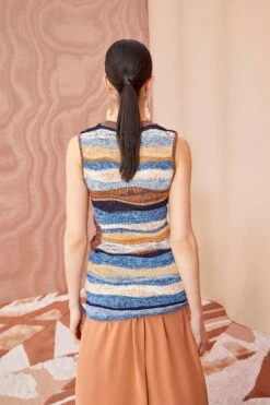 ULLA JOHNSON Robbie Top - Aegean -Chic Clothing Store ULLA JOHNSON Robbie Top AEGEAN 03