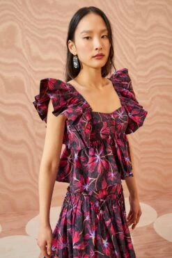 ULLA JOHNSON Romi Top - Zinnia -Chic Clothing Store ULLA JOHNSON Romi Top ZINNIA 05