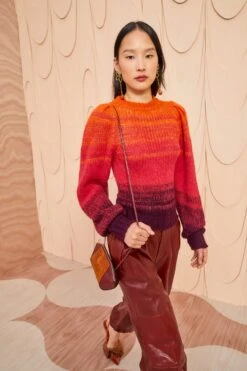 ULLA JOHNSON Rosalia Pullover - Agate -Chic Clothing Store ULLA JOHNSON Rosalia Pullover AGATE 01 MAIN