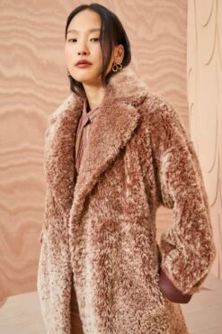 ULLA JOHNSON Rosetta Coat - Cognac -Chic Clothing Store ULLA JOHNSON Rosetta Coat COGNAC 03