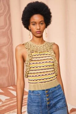 ULLA JOHNSON Sadie Top - Shell -Chic Clothing Store ULLA JOHNSON Sadie Top SHELL 0074