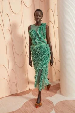 ULLA JOHNSON Sarafina Skirt - Jade 11 ULLA JOHNSON Sarafina Skirt - Jade -Chic Clothing Store ULLA JOHNSON Sarafina Skirt JADE 01 MAIN