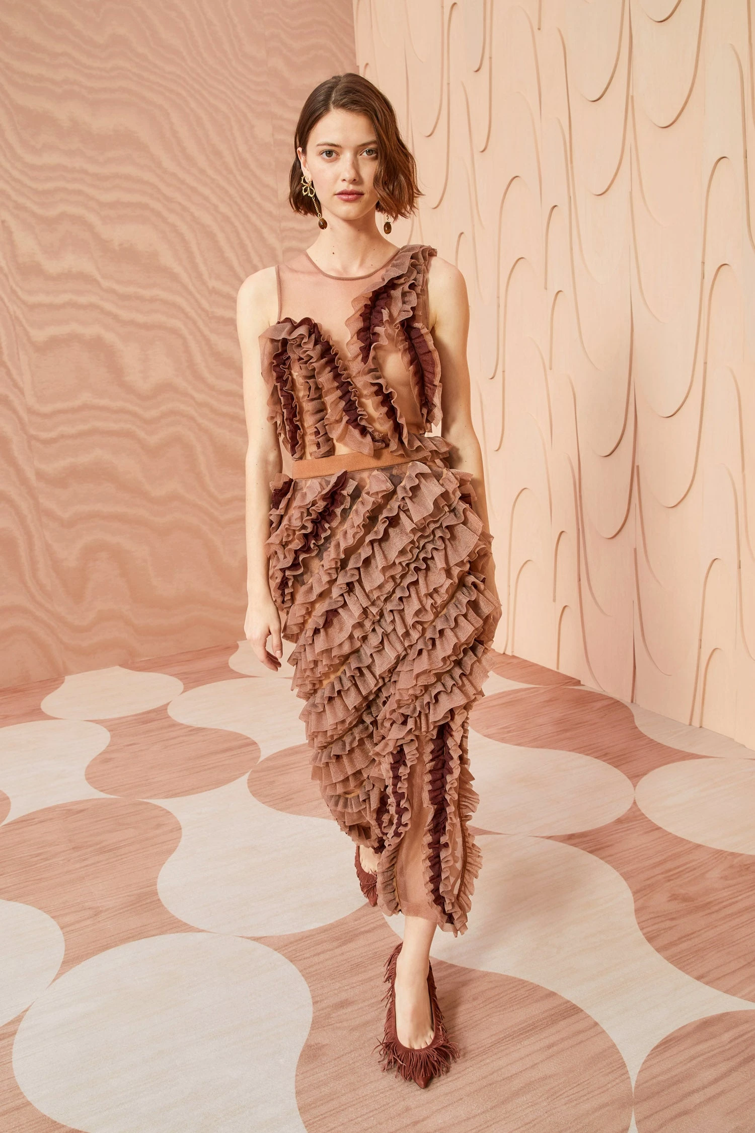 ULLA JOHNSON Sarafina Skirt - Umber 3 ULLA JOHNSON Sarafina Skirt - Umber