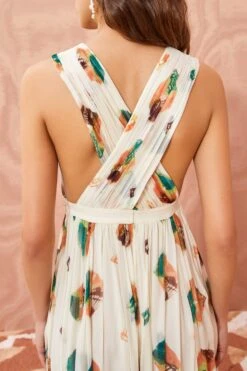 ULLA JOHNSON Sarai Dress - Aurora 13 ULLA JOHNSON Sarai Dress - Aurora -Chic Clothing Store ULLA JOHNSON Sarai Dress AURORA 05