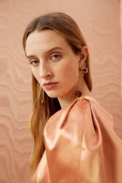 ULLA JOHNSON Silvana Dress - Copper -Chic Clothing Store ULLA JOHNSON Silvana Dress COPPER 0192