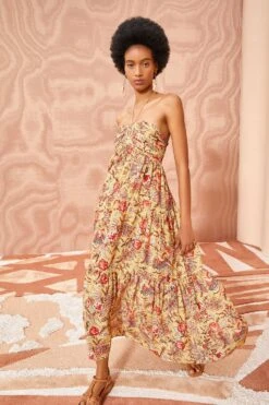 ULLA JOHNSON Siya Coverup - Calla Lily -Chic Clothing Store ULLA JOHNSON Siya Coverup CALLA LILY 03