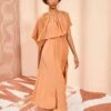 ULLA JOHNSON Tahlia Dress - Chestnut