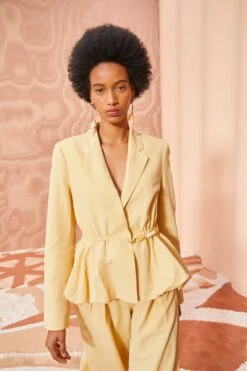 ULLA JOHNSON Talie Blazer - Dune