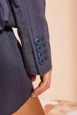 ULLA JOHNSON Talie Blazer - Midnight -Chic Clothing Store ULLA JOHNSON Talie Blazer MIDNIGHT 0124