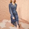 ULLA JOHNSON Thalia Dress - Marine -Chic Clothing Store ULLA JOHNSON Thalia Dress MARINE RESHOOT 01 MAIN
