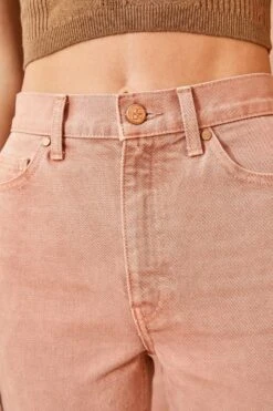 ULLA JOHNSON The Agnes Jean - Rosewood Wash -Chic Clothing Store ULLA JOHNSON The Agnes ROSEWOOD WASH 0155