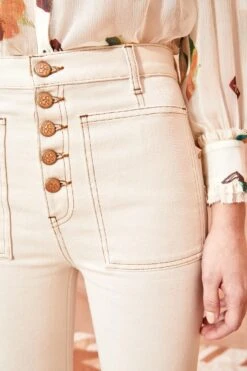 ULLA JOHNSON The Lou Jean - Cowrie Wash -Chic Clothing Store ULLA JOHNSON The Lou COWRIE WASH 04