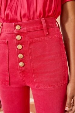 ULLA JOHNSON The Lou Jean - Orchid Wash -Chic Clothing Store ULLA JOHNSON The Lou ORCHID WASH 04