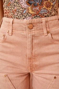 ULLA JOHNSON The Olympia Jean - Rosewood Wash -Chic Clothing Store ULLA JOHNSON The Olympia ROSEWOOD WASH 0176