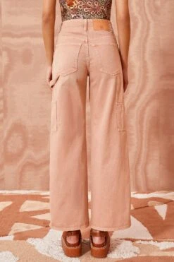 ULLA JOHNSON The Olympia Jean - Rosewood Wash -Chic Clothing Store ULLA JOHNSON The Olympia ROSEWOOD WASH 0206