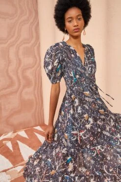 ULLA JOHNSON Thelma Dress - Jet -Chic Clothing Store ULLA JOHNSON Thelma Dress JET 03