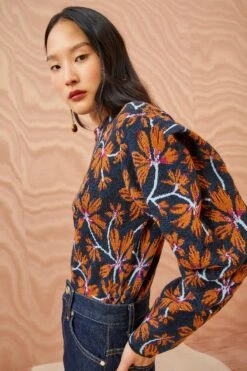 ULLA JOHNSON Twyla Pullover - Bellflower -Chic Clothing Store ULLA JOHNSON Twyla Pullover BELLFLOWER 03