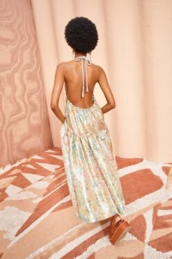 ULLA JOHNSON Tyra Dress - Meadow -Chic Clothing Store ULLA JOHNSON Tyra Dress MEADOW 0103