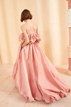 ULLA JOHNSON Vittoria Gown - Azalea -Chic Clothing Store ULLA JOHNSON VITTORIA GOWN AZALEA 05