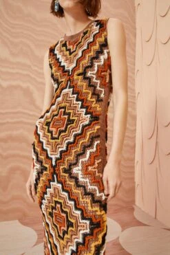 ULLA JOHNSON Varisha Dress - Opalite -Chic Clothing Store ULLA JOHNSON Varisha Dress OPALITE 02 ALT