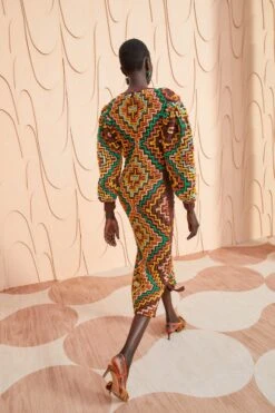 ULLA JOHNSON Vayda Dress - Fire Opal -Chic Clothing Store ULLA JOHNSON Vayda Dress FIREOPAL 0070