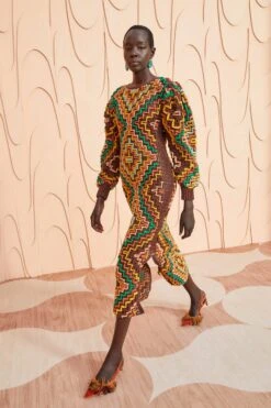 ULLA JOHNSON Vayda Dress - Fire Opal -Chic Clothing Store ULLA JOHNSON Vayda Dress FIREOPAL 0075