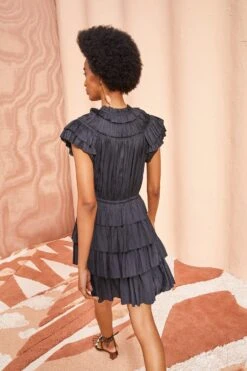 ULLA JOHNSON Vesna Dress - Noir -Chic Clothing Store ULLA JOHNSON Vesna Dress NOIR 04