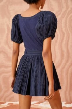 ULLA JOHNSON Vinny Playsuit - Midnight -Chic Clothing Store ULLA JOHNSON Vinny Playsuit MIDNIGHT 04