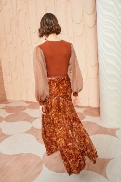 ULLA JOHNSON Willa Skirt - Sienna -Chic Clothing Store ULLA JOHNSON Willa Skirt SIENNA 0007