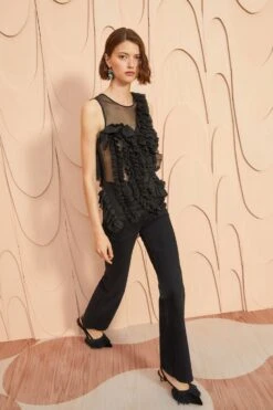 ULLA JOHNSON Winnifred Top - Noir 12 ULLA JOHNSON Winnifred Top - Noir -Chic Clothing Store ULLA JOHNSON Winnifred Top NOIR 0032