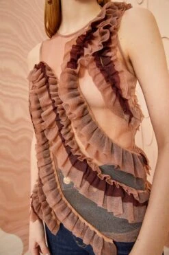 ULLA JOHNSON Winnifred Top - Umber -Chic Clothing Store ULLA JOHNSON Winnifred Top UMBER 02 ALT